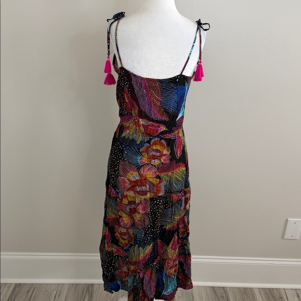 LaBlanca Sunlit Soriee Floral Multicolor Cover Up Maxi Dress size small - Picture 9 of 14